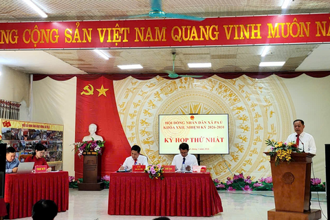 Kỳ họp thứ nhất HĐND xã Pa Ủ nhiệm kỳ 2026 - 2031