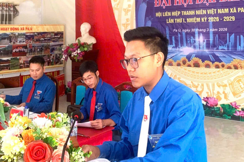 ĐẠI HỘI ĐẠI BIỂU HỘI LIÊN HIỆP THANH NIÊN VIỆT NAM XÃ PA Ủ LẦN THỨ I, NHIỆM KỲ 2026 - 2029