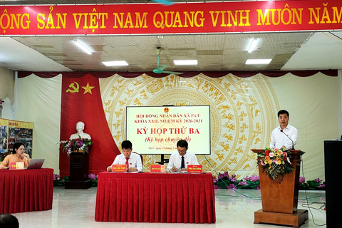 Kỳ họp thứ ba (kỳ họp chuyên đề) HĐND xã Pa Ủ khóa XXII, nhiệm kỳ 2026 - 2031