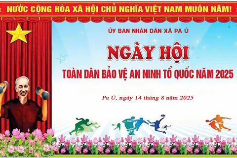 Ngày hội Toàn dân bảo vệ an ninh Tổ quốc năm 2025 xã Pa Ủ